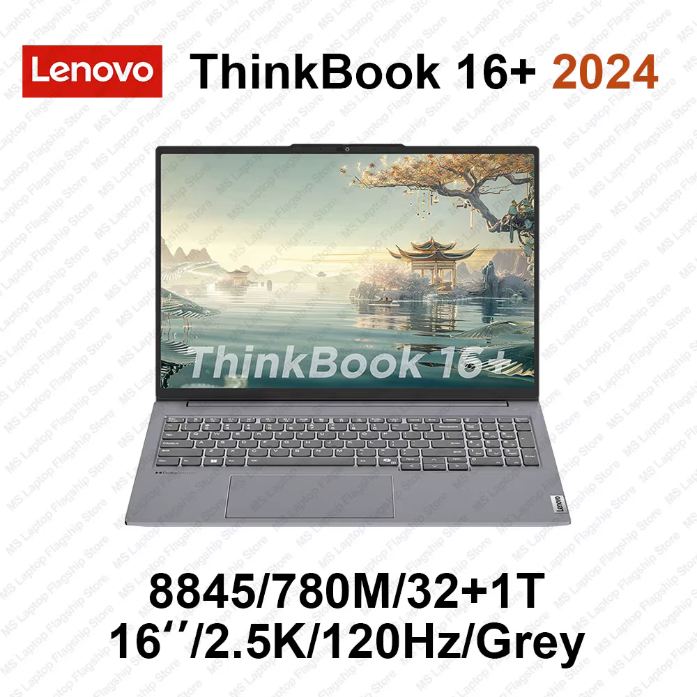 【TOP 1】Lenovo ThinkBook 16+ R7-8845 780M 16inch 2.5K 32G+1T 120Hz Screen