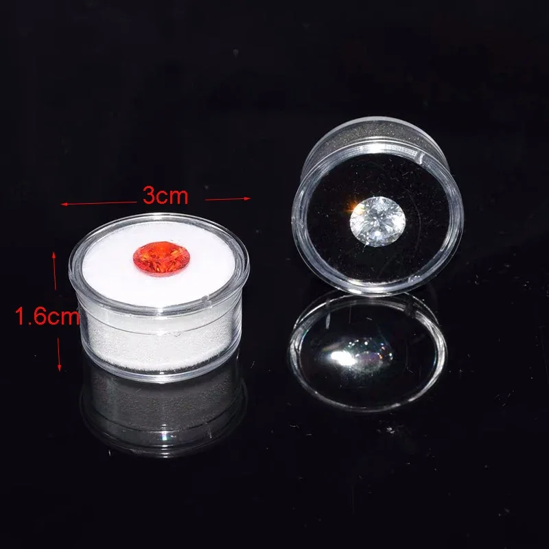 Gemstone box diamonds  packaging case gem storage boxes jewellery organizer for Jewelry ring beads pandora charms pendnat holder