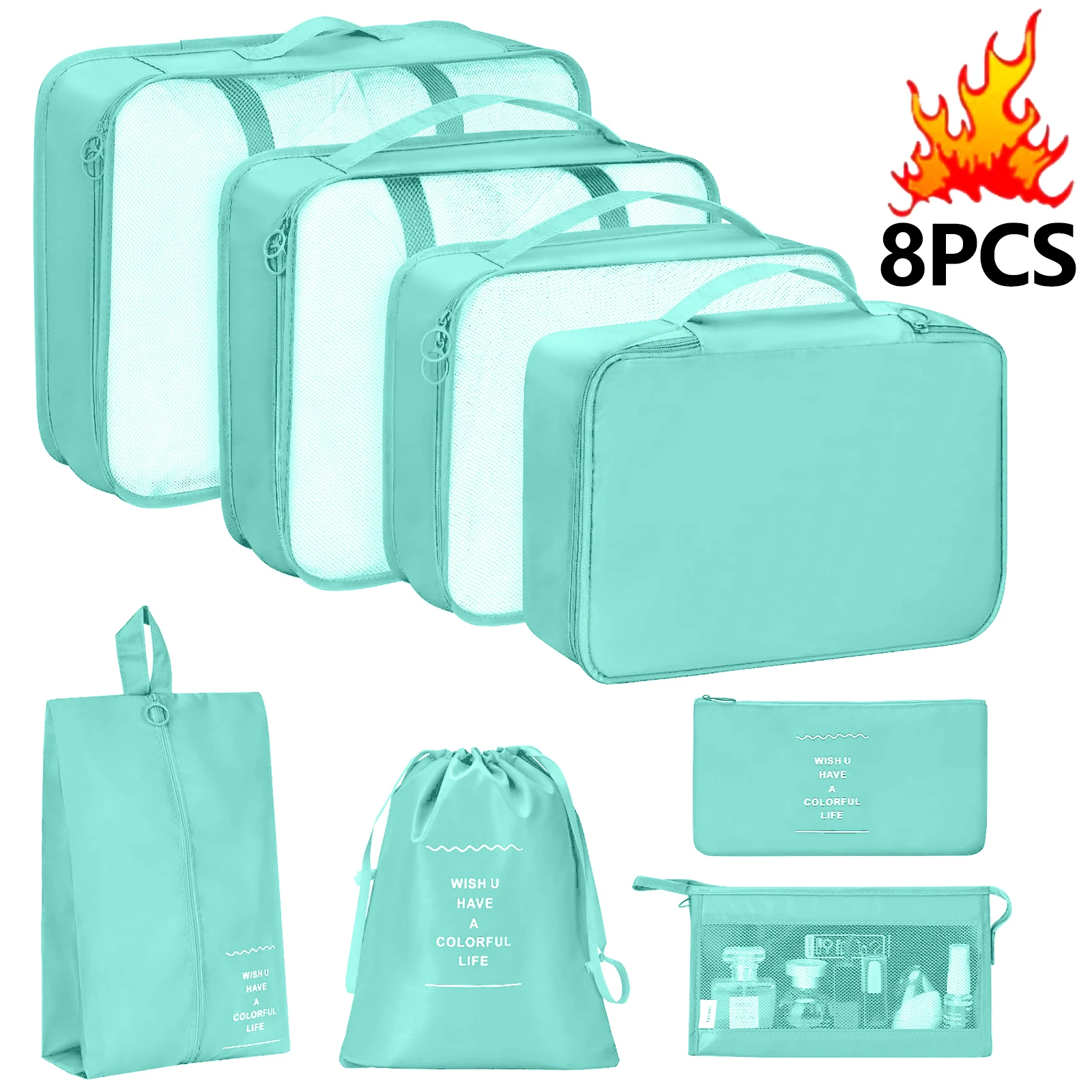 8PCS Brilliant blue