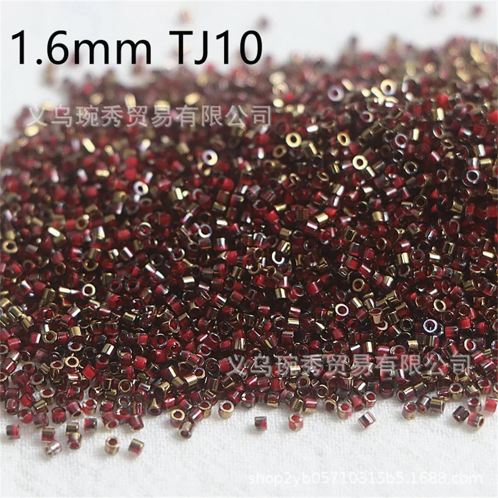 1800pcs 1.6mm gold-plated antique beads handmade DIY bead collection embroidery bag diamond bracelet necklace accessories