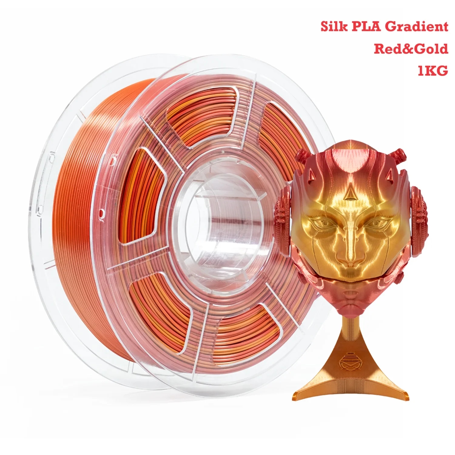 Gradient red gold