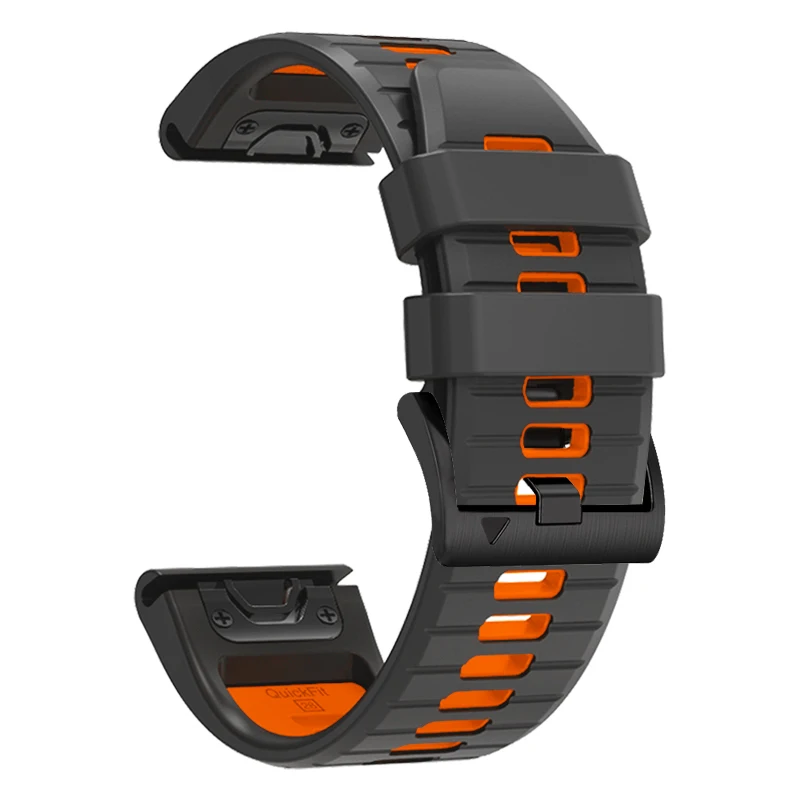 Carbon gray orange