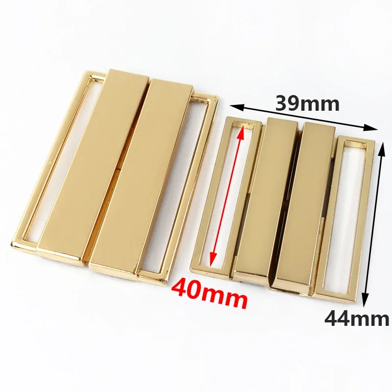 Meetee 1/2/4/5Pcs 40/50mm Coat Belt Buckle Girdle Adjust Clasp Women Cummerbunds Hook Garment Decorative Combination Buckles