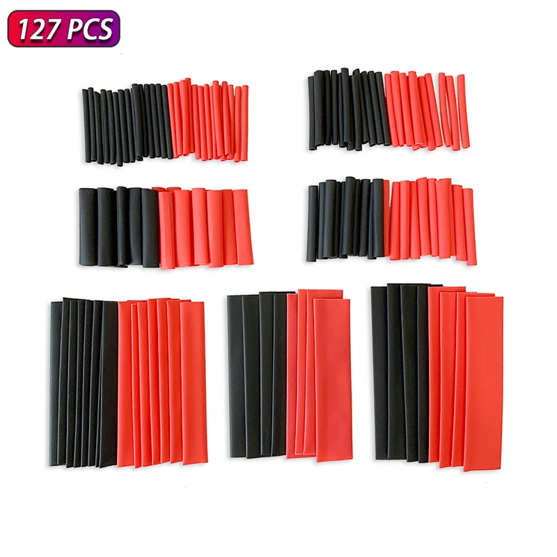 127Pcs BlackRed