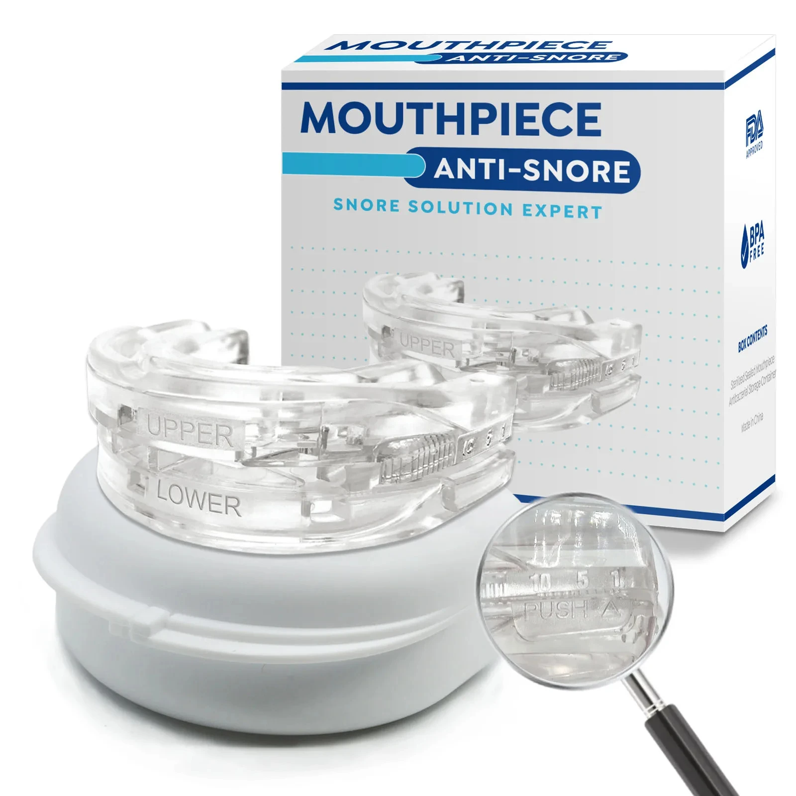 Anti snoring braces