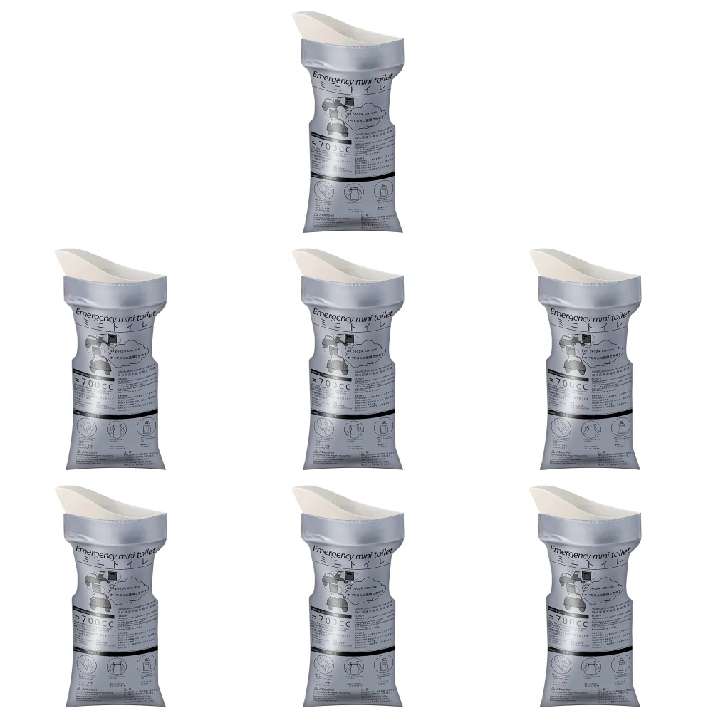 Outdoor Emergency Urinate Bags 600ML Disposable Piss Bags Travel Mobile Toilet Women Men Portable Urine Bag Baby Vomiting Bag