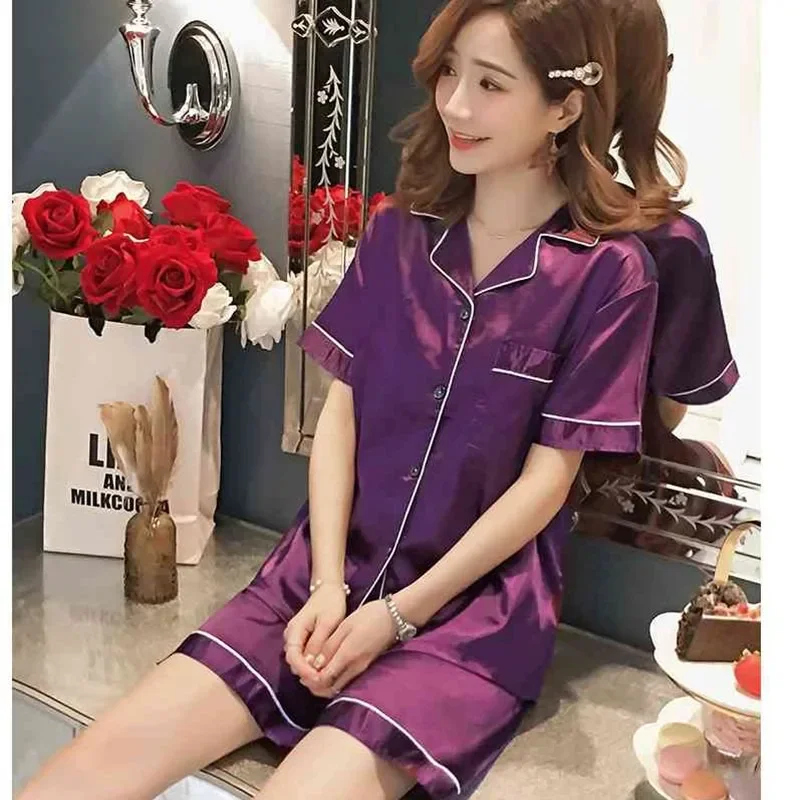 Double short Purple