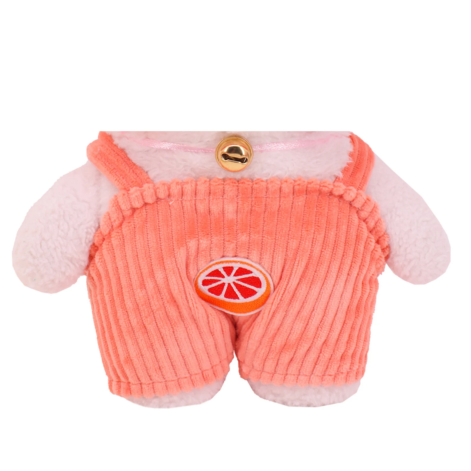 Yellow Duck Overalls Denim Plush Pants 30 Cm lalafanfan Doll Clothes Accessories Messenger Bag Cute Fruit Patch Summer Clothes