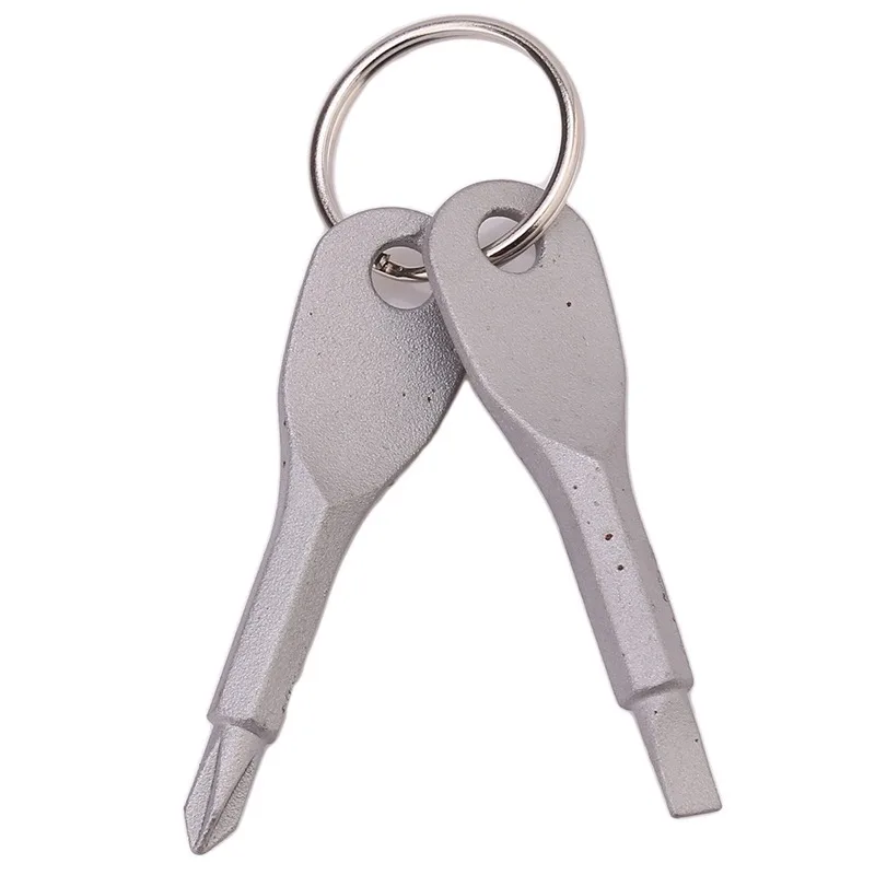 1Pc Outdoor Camping Supplies Stainless Steel Folding Knife Mini Square Head Multi-function Pocket Knife Keychain Pendant
