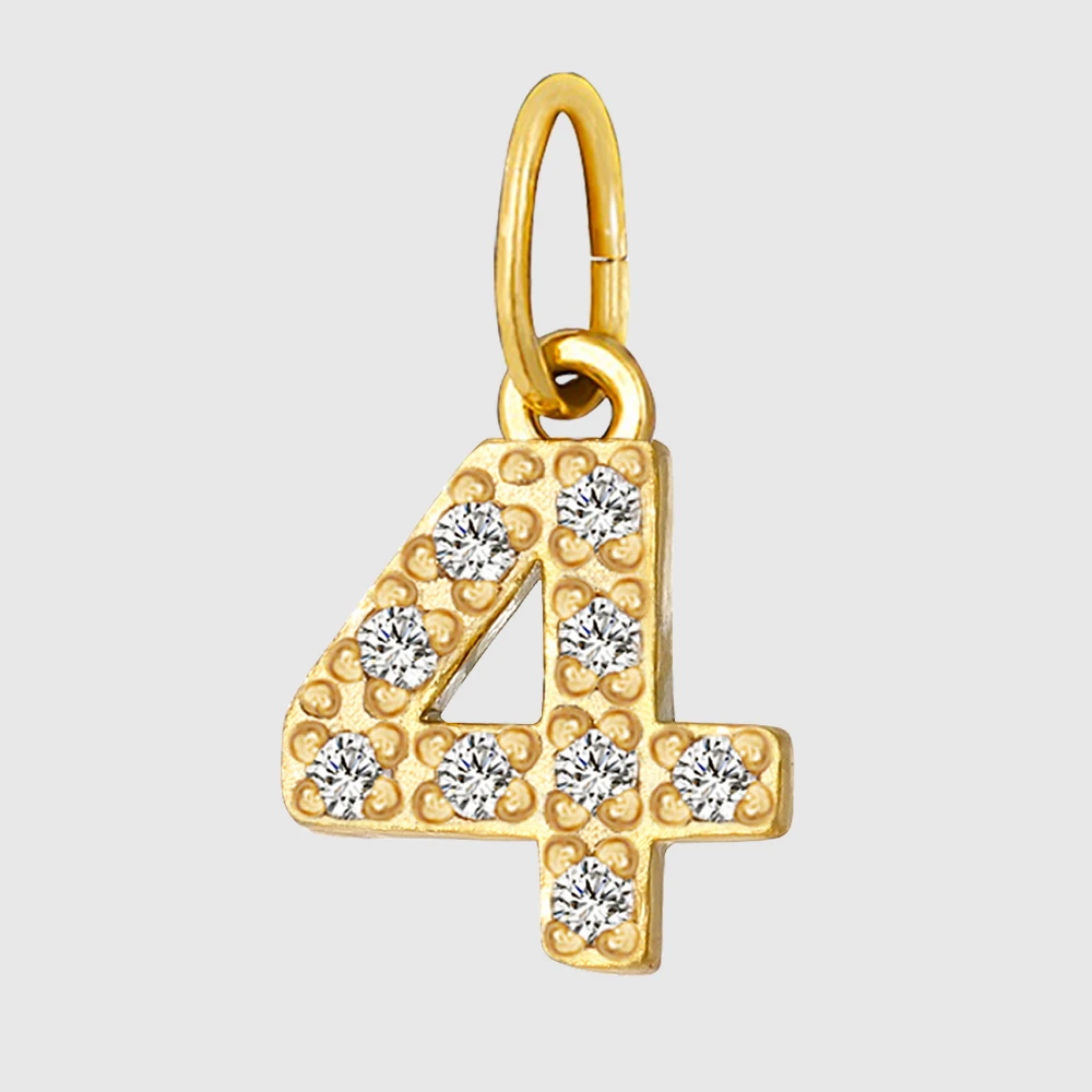 eManco Diamond Alphabet Pendant for Women DIY Necklace Bracelet Jewelry Making Anniversary Gift Customizable Name