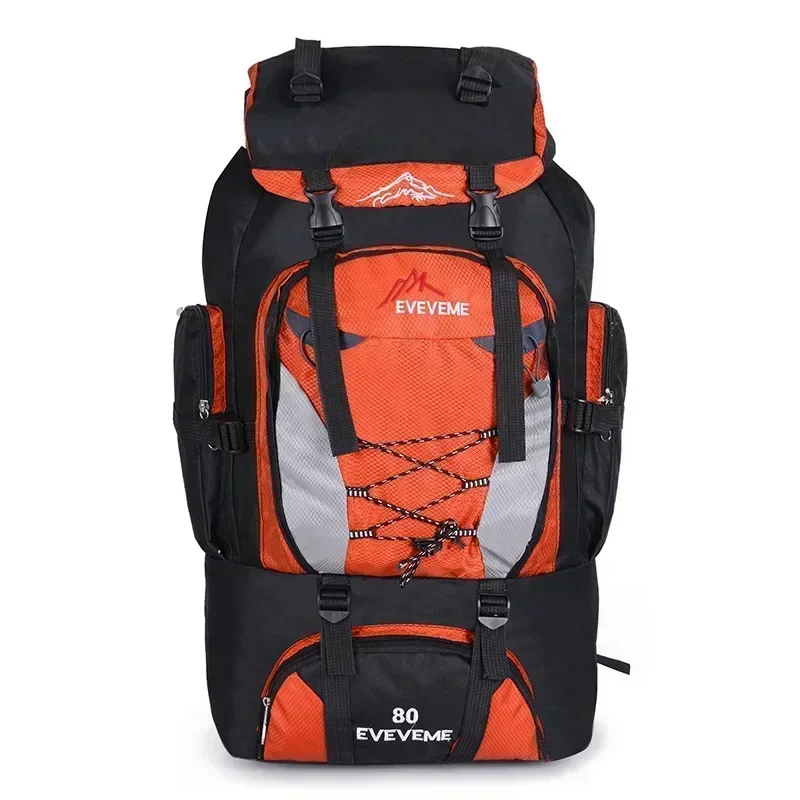 Hiking Backpacks 80L Camping Backpack Bag Outdoor Sports Bags Travel Waterproof Shoulder Men Climbing Fishing Ruckpack
