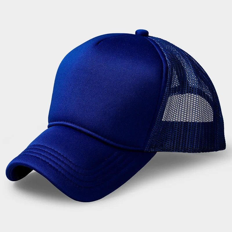 Big Head Men Women Baseball Caps High Crown Hard Top Foam Front 5 Panel Mesh Back Trucker Dad Hat 56-60cm 61-65cm