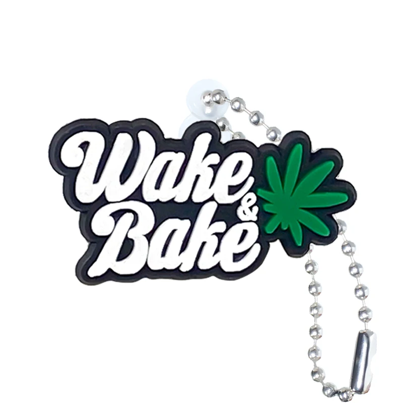 1/23PCS PVC Funny Dollar Keychain Weed Maple Keyring Key Custom Treasure Chest Money Bag Key Chain For Man Handbag Accessory