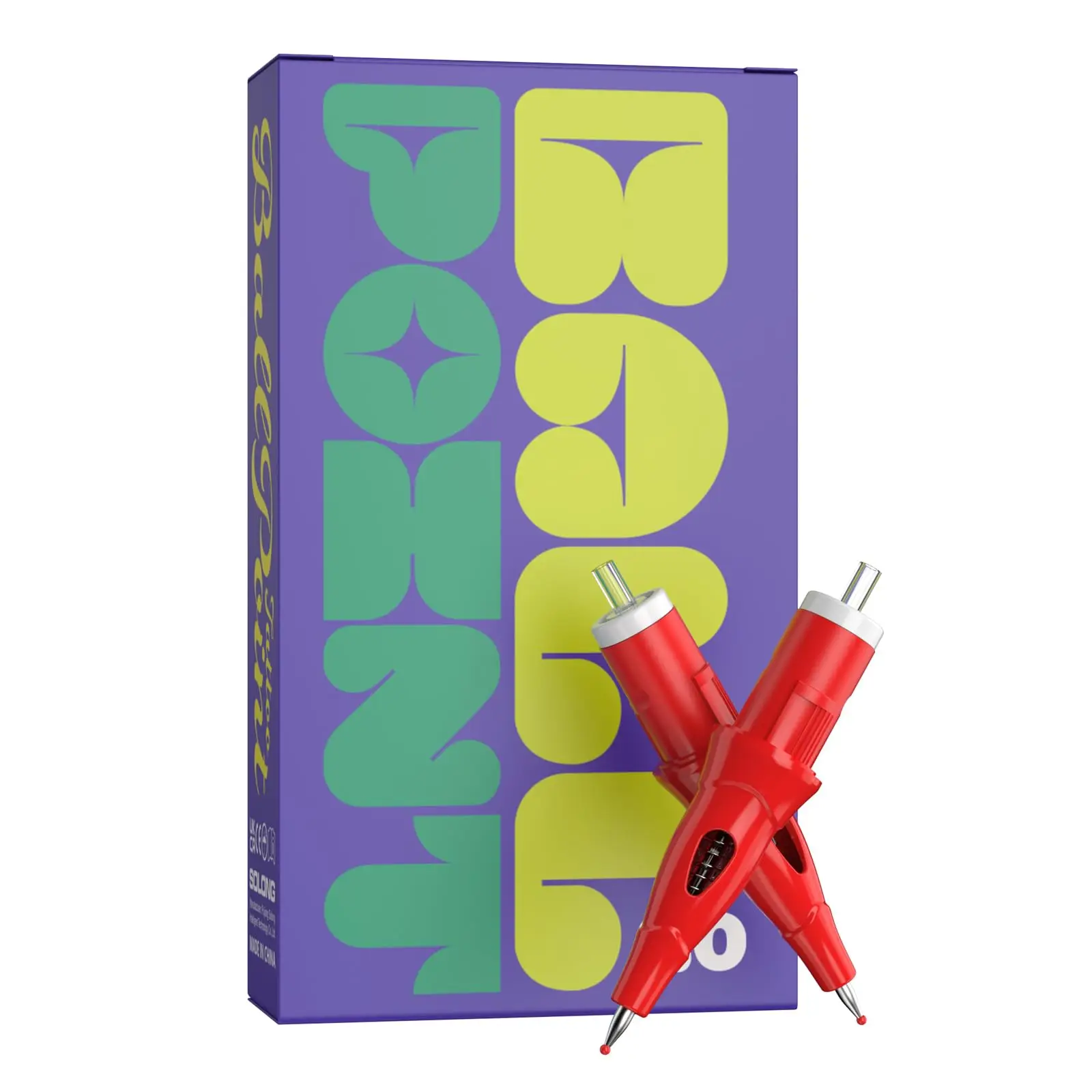 Solong Tattoo 20Pcs Ballpoint Pen Needles Tattoo Ball Pen Cartridges Needles For Dotwork Drawing Practice On Paper For Beginners