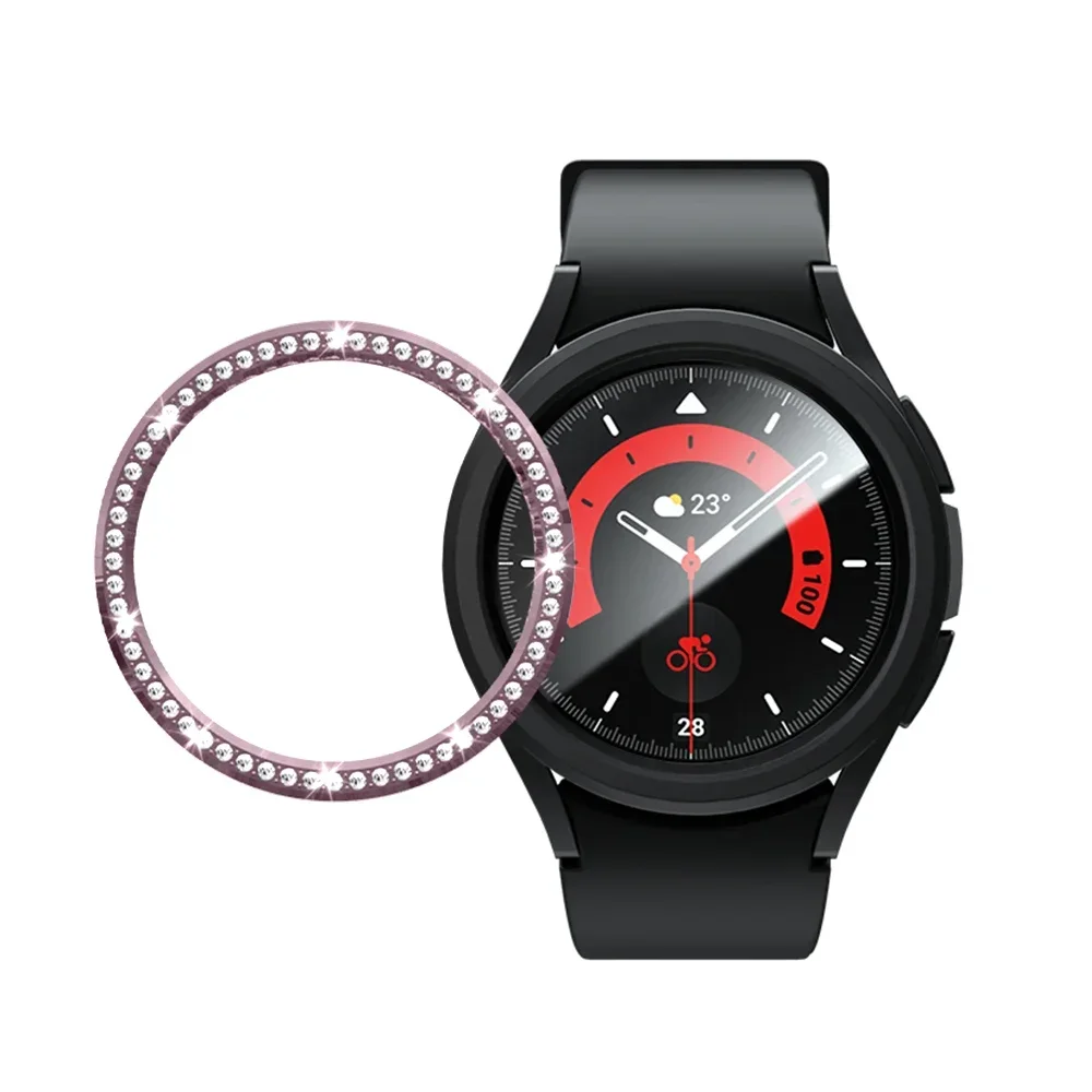 Diamond Bezel for Samsung Galaxy Watch 6  classic 43mm 47mm Diamond Decoration Bezel Protector Protective Case for Galaxy Watch6