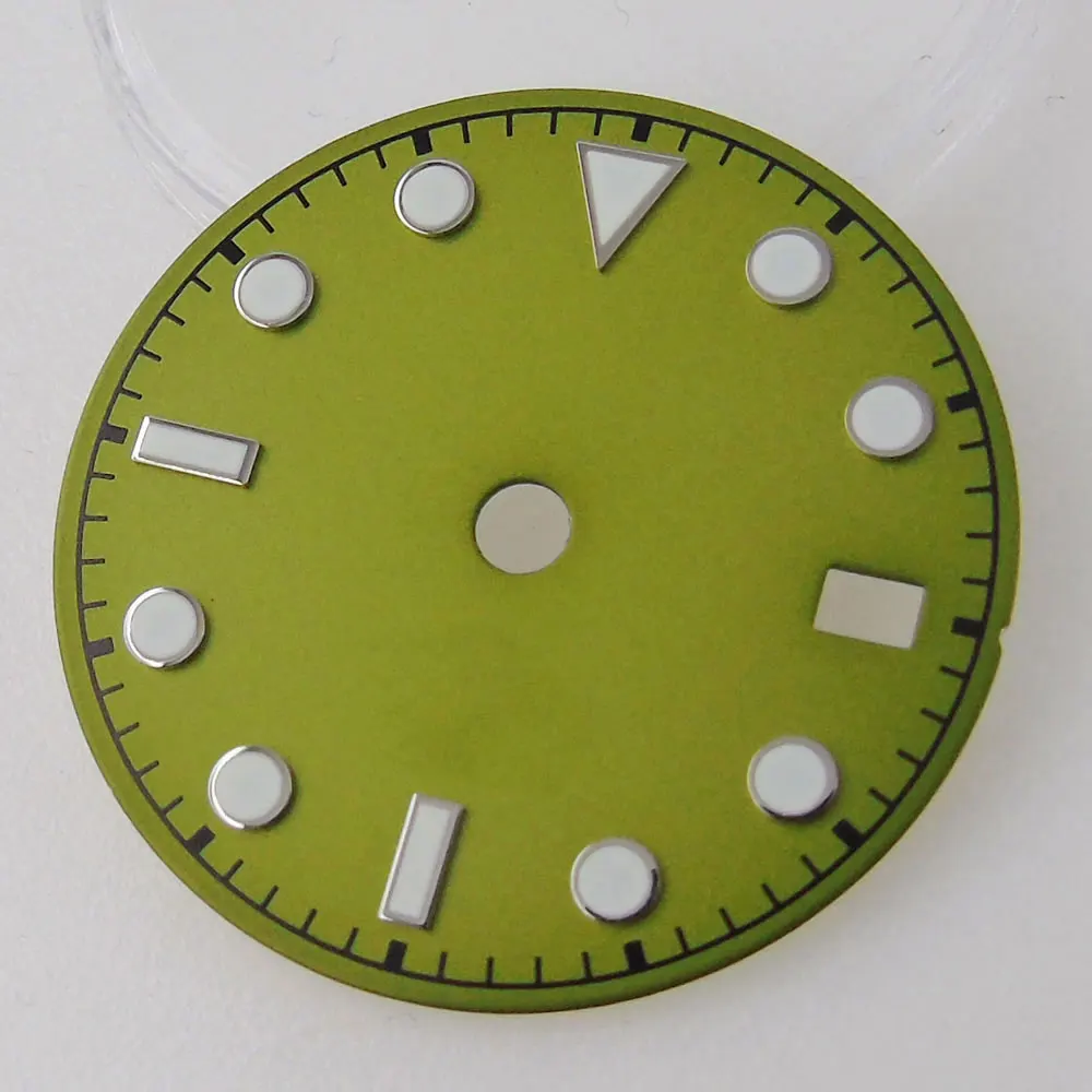 nologo green dial
