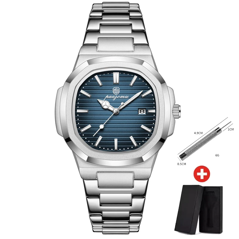 Men Watch Quartz Waterproof Male Clock Business Watch Mens Watches Top Brand Luxury Watch Men Chronograph reloj hombre 2024 New