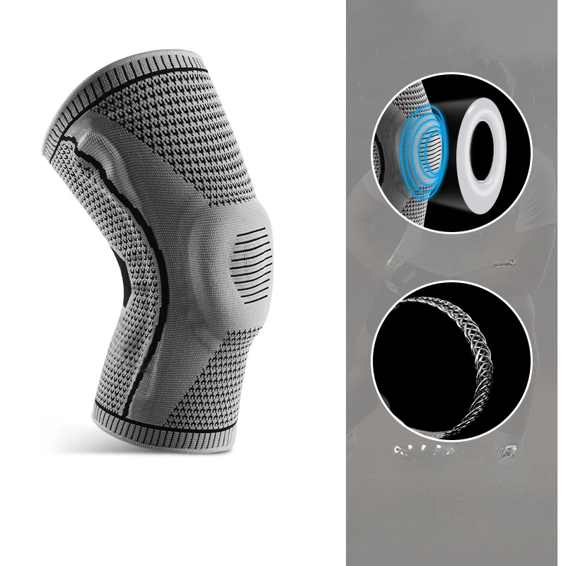 Double Compression Knee Sleeve Support for Knee Pain Sports Running Gym Joint Pain Relief Meniscus Tear Injury Recovery