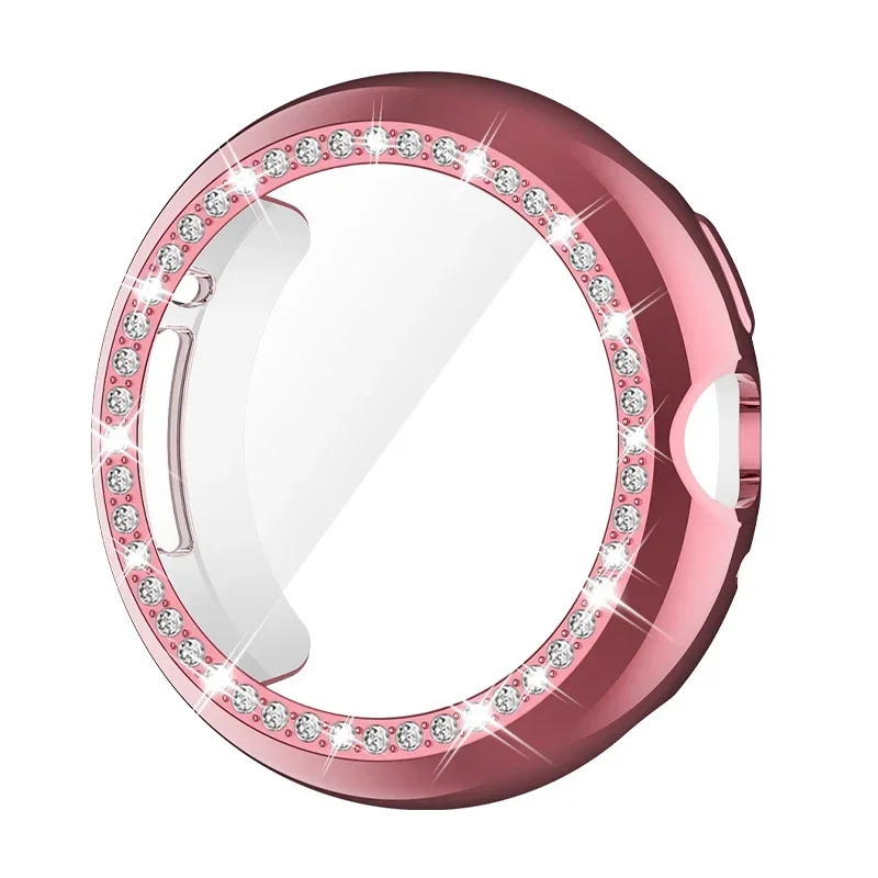 Case for Google Pixel Watch 2 Diamond Bling 360° Full Screen Protector TPU Cover for Google Pixel Watch Strap Accessories