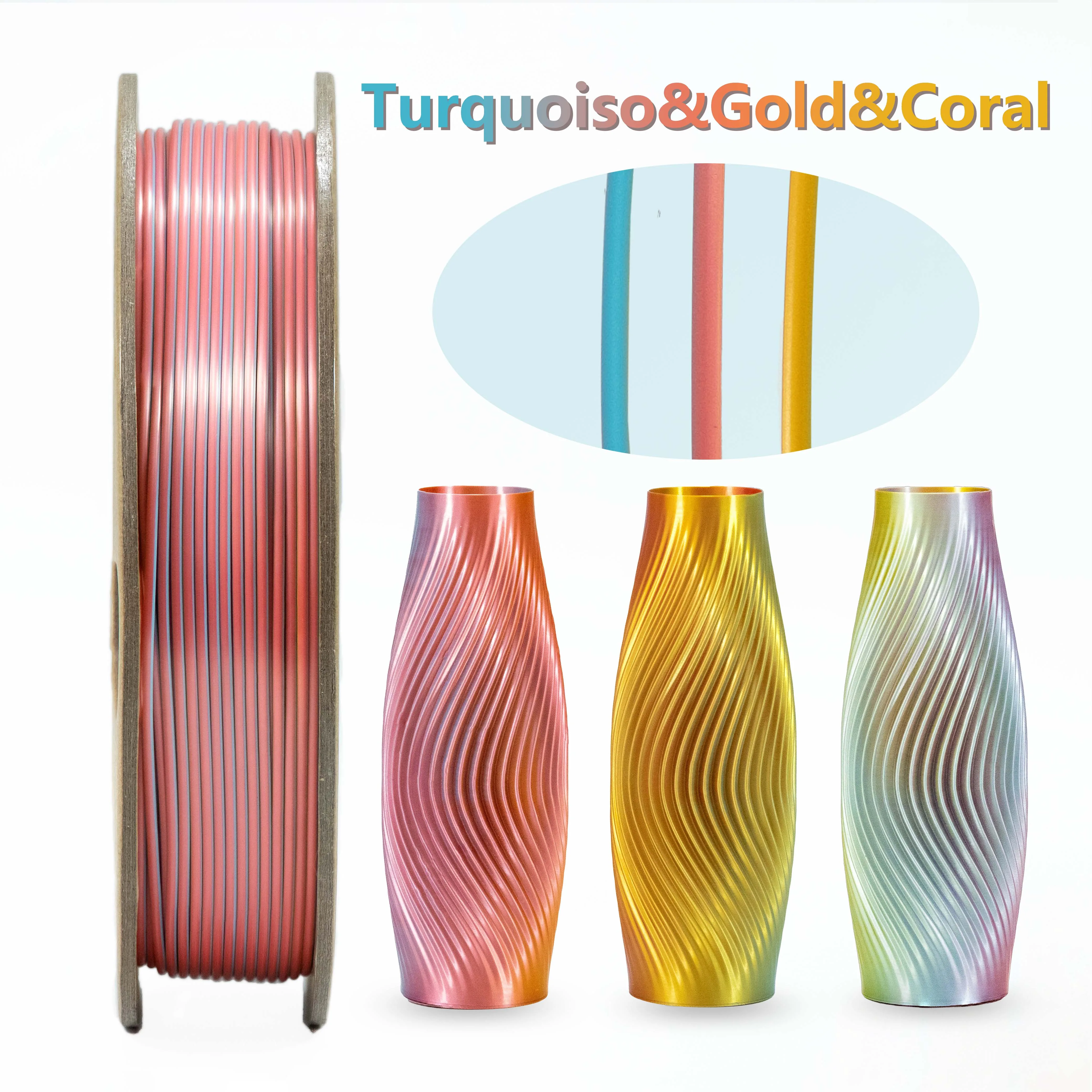 Turquoiso Gold Coral