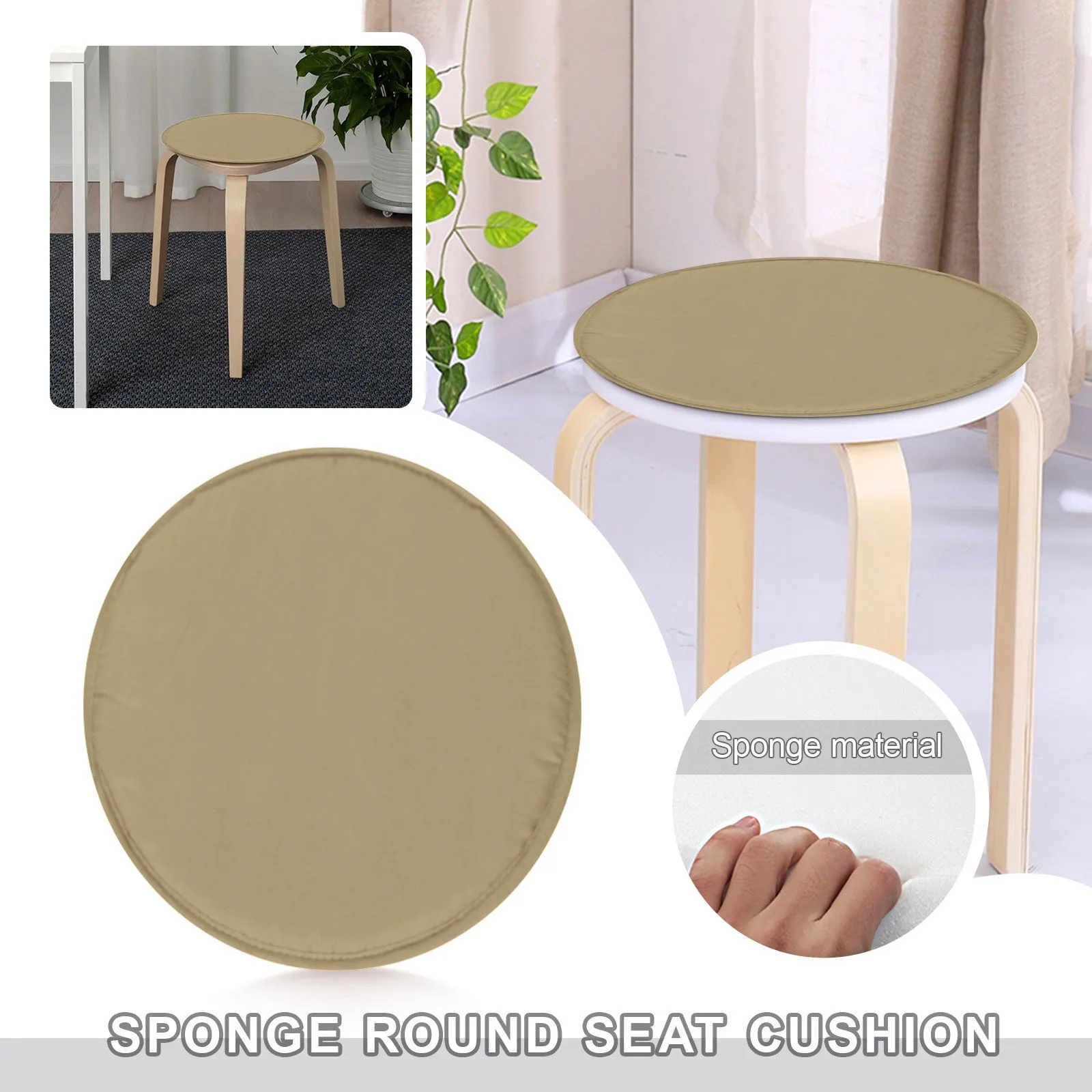 Round Chair Pads Office Chair Cushion For Long Sitting Car Seat Massage Pillow Buttock Cushion Back Pads Dining Room Yoga Pad