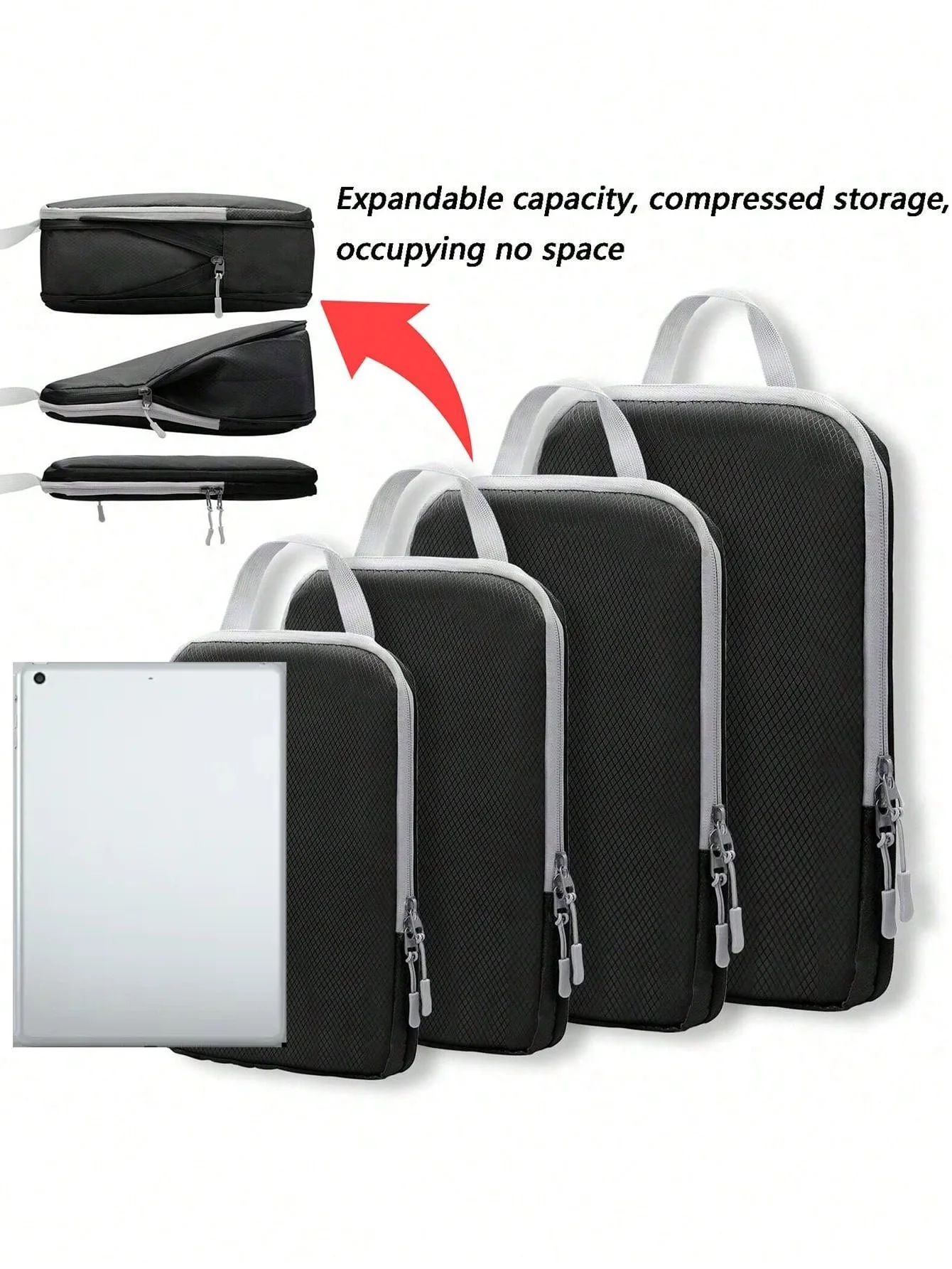 4 pcs black