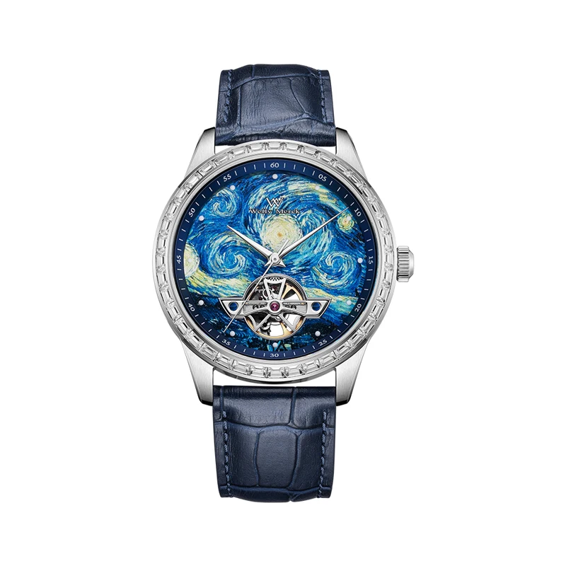 Blue-Leather Strap