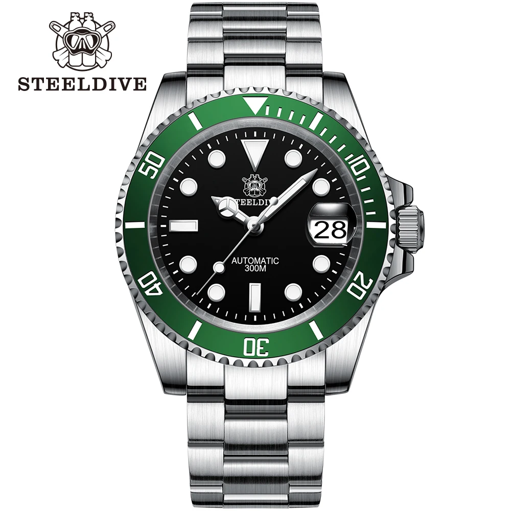 Black Dial Green Bzl