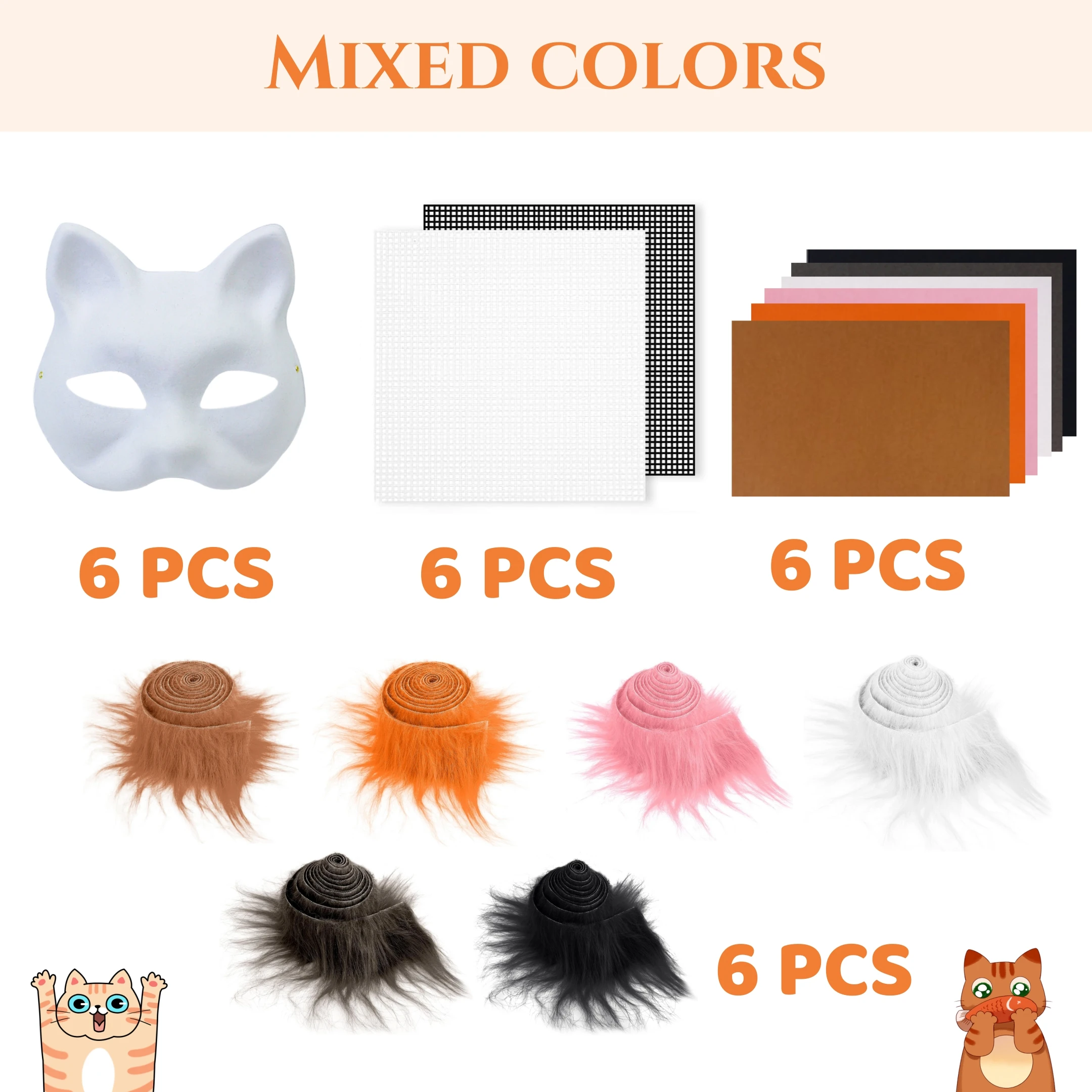 Mixed color 6set