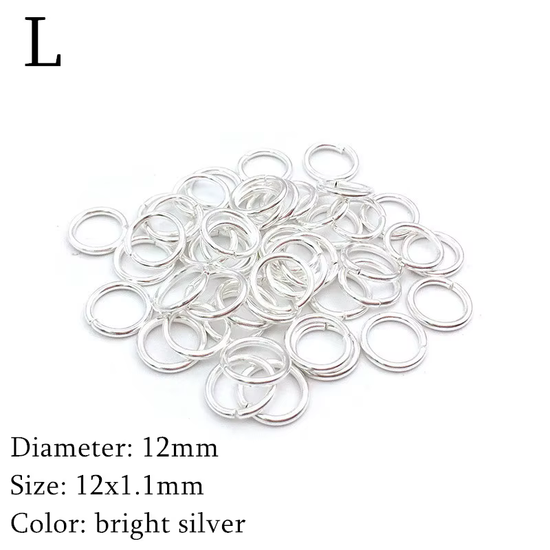 100pcs  12mm   NO.7