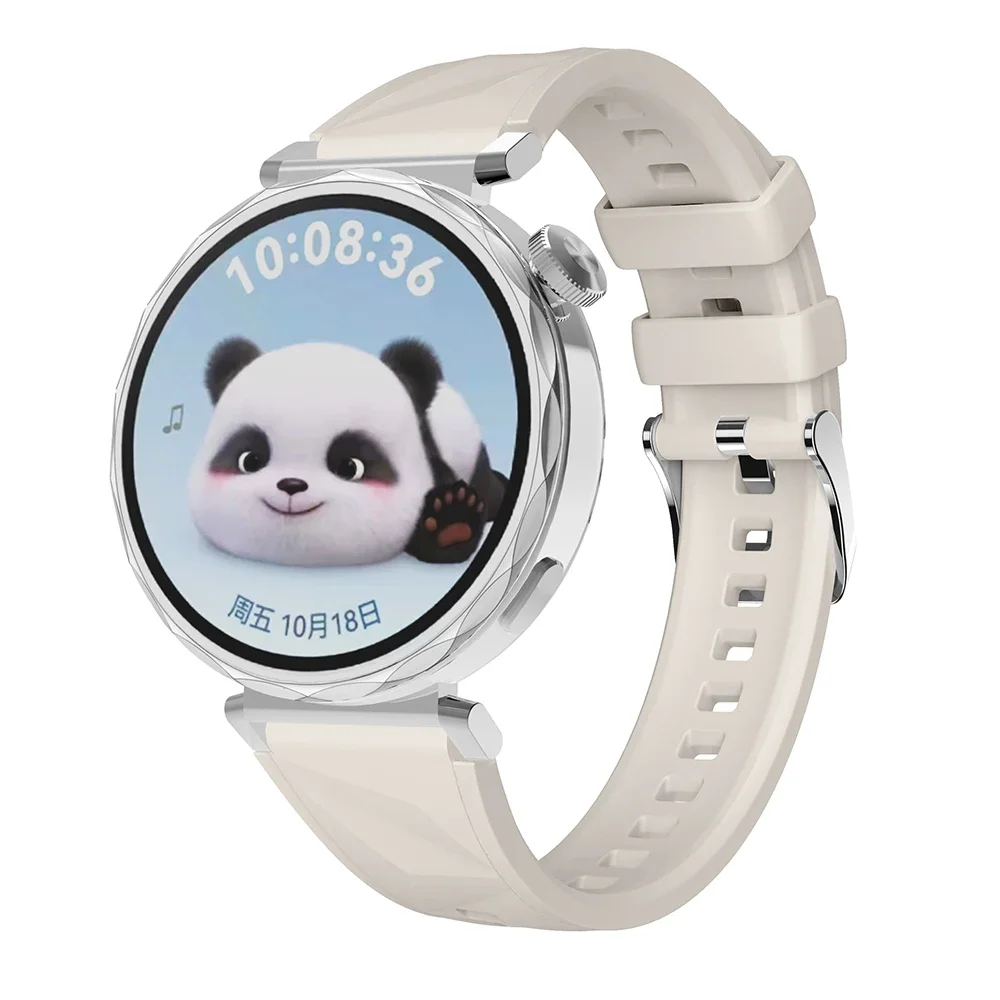 18mm Silicone Womens Bracelet for Huawei Watch GT5 GT4 41mm Luxury Loop Strap for HUAWEI GT5 Pro 42MM Silicone Wristband Correa
