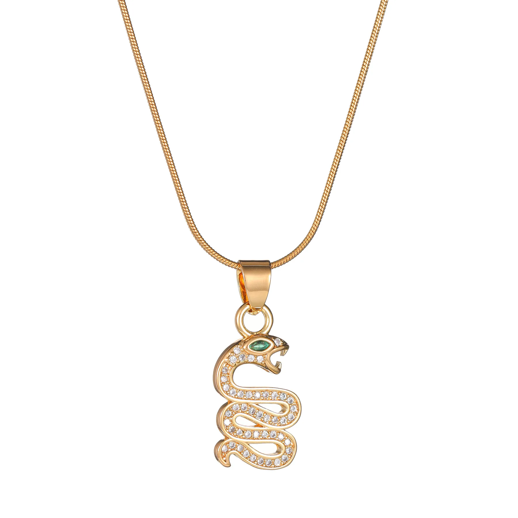 Charm Crystal Angel Wings Heart Pendant Necklaces Ladies Girl Simple White Zircon Love Elegant Necklace Women Jewelry