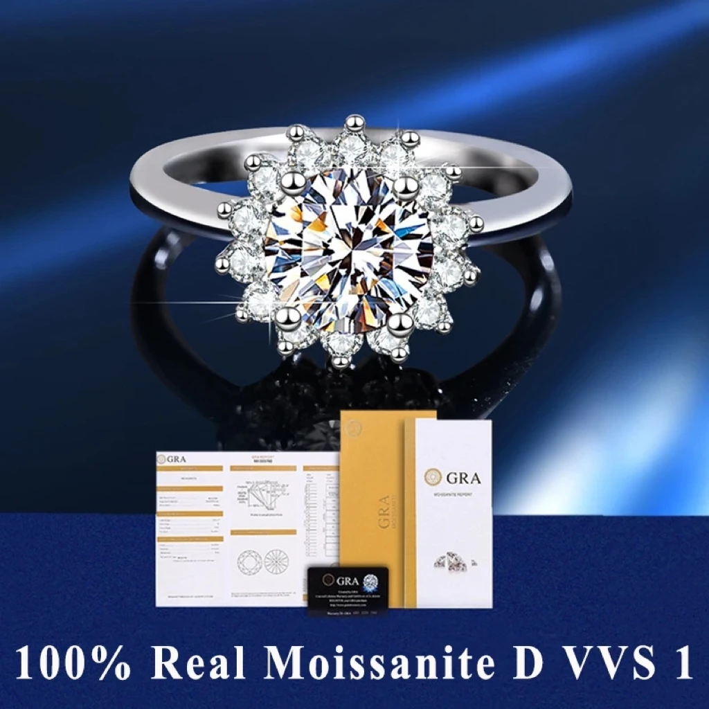 Moissanite Ring-3