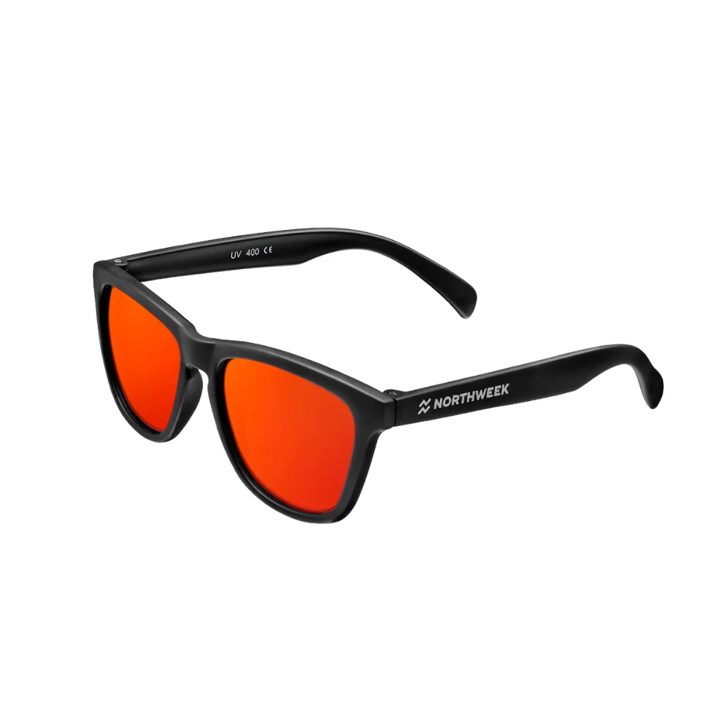 Mirror red/black frame