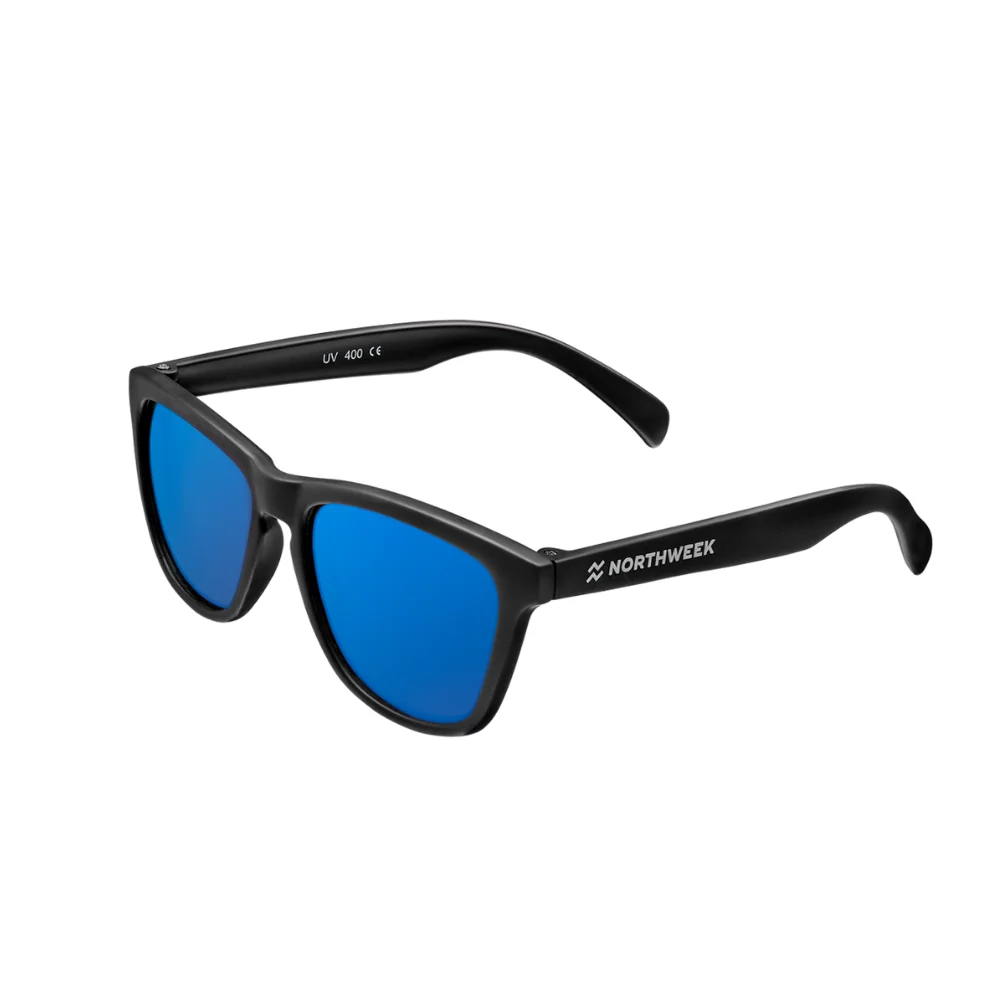 Blue Mirror/black frame