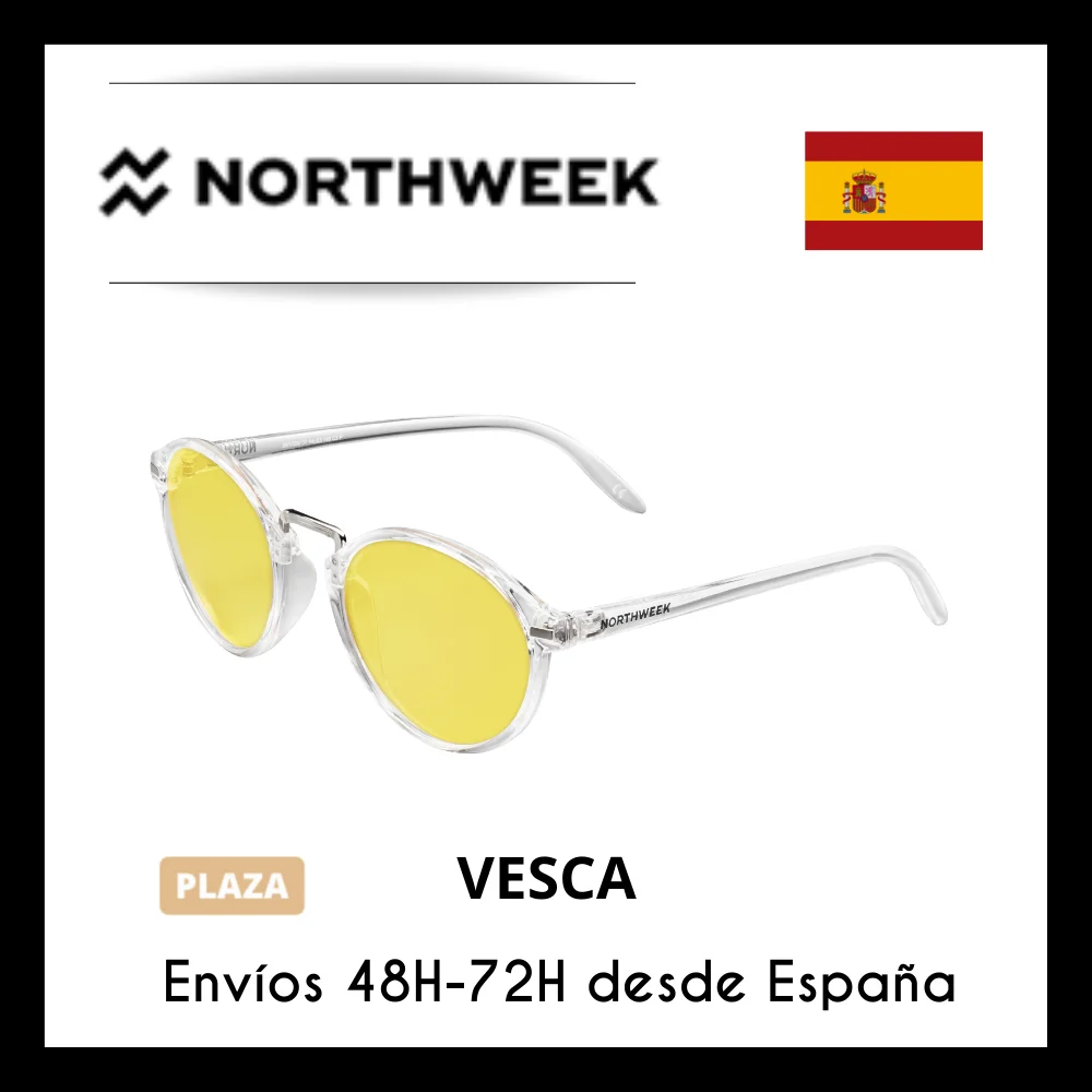 Transparent yellow/transparent frame
